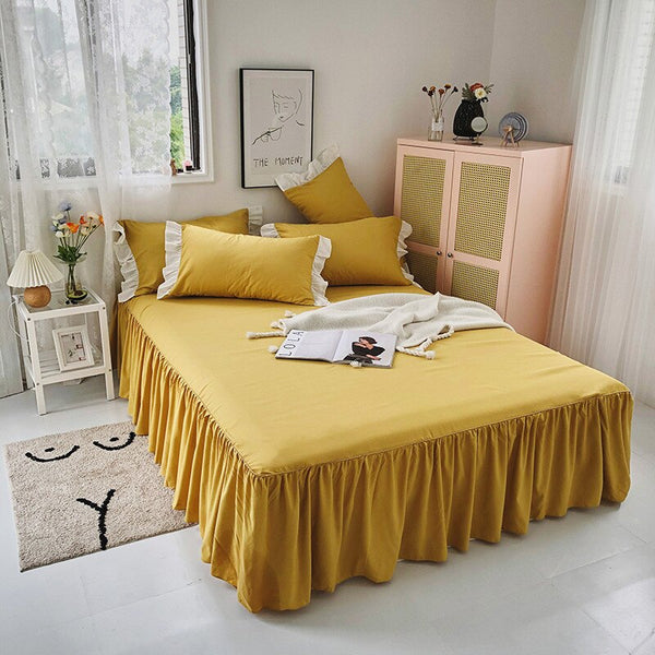 4 in 1 Duvet Cover Soft Warm Coral Fleece Bed Sheet Set Thick Comforter Cover with Pillowcase Queen / King